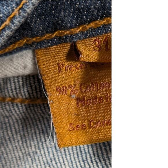 James Jeans Cured by Seun 35x32 Women’s Bootcut Flare Blue Denim USA Premium - Picture 4 of 5